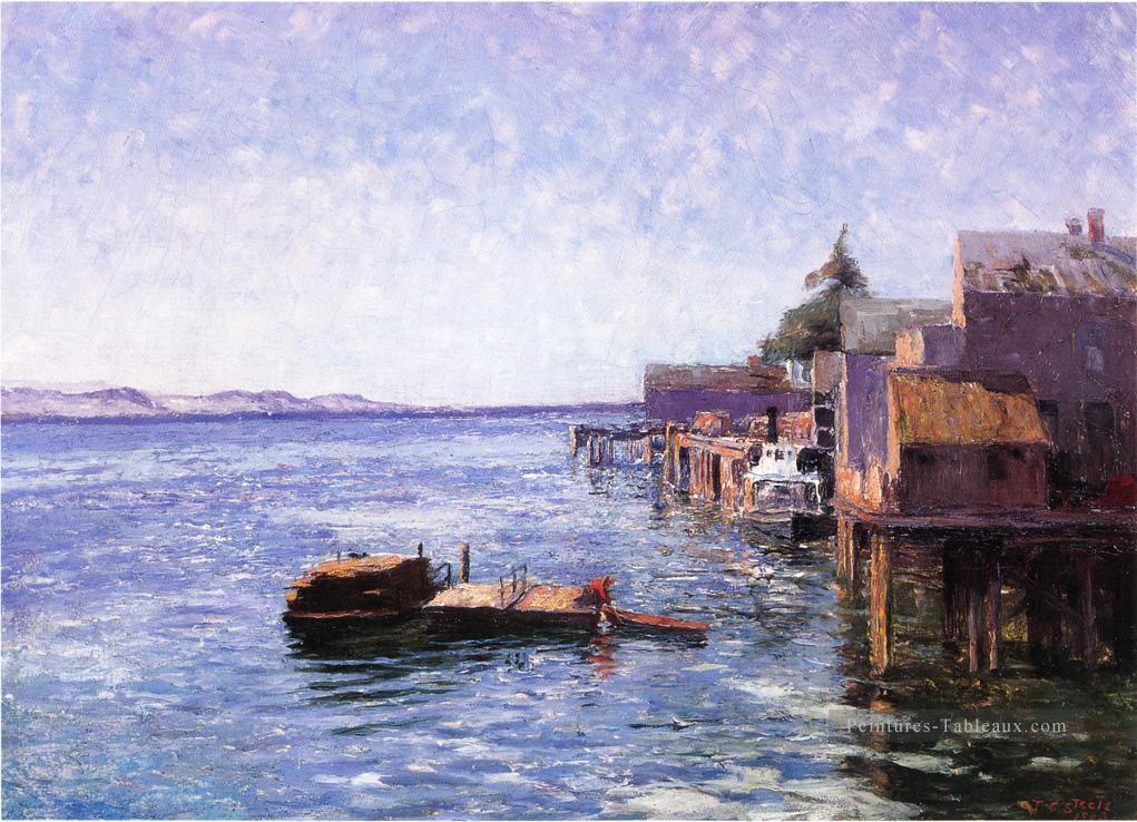 Puget Sound Impressionniste Indiana Paysages Théodore Clement Steele Peintures à l'huile